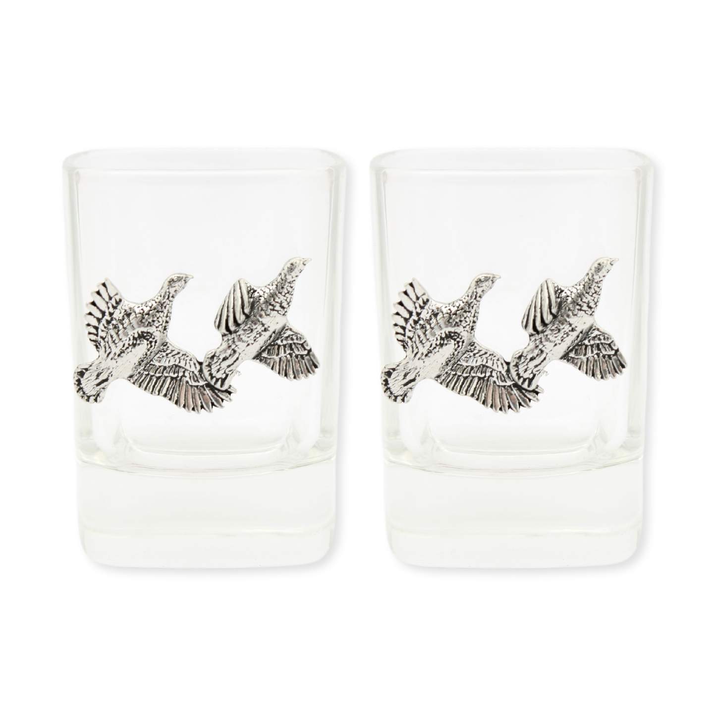 Game Shooting Design Pair of Spirit Shot Glasses