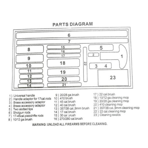 Personalised Shotgun & Air Rifle Cleaning Kit Gold Plaque Wooden Box