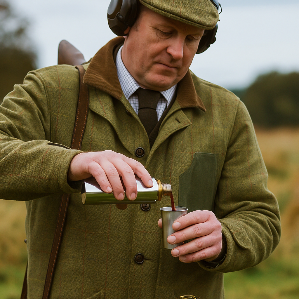 Shotgun Cartridge Hip Flask In Presentation Box with Funnel