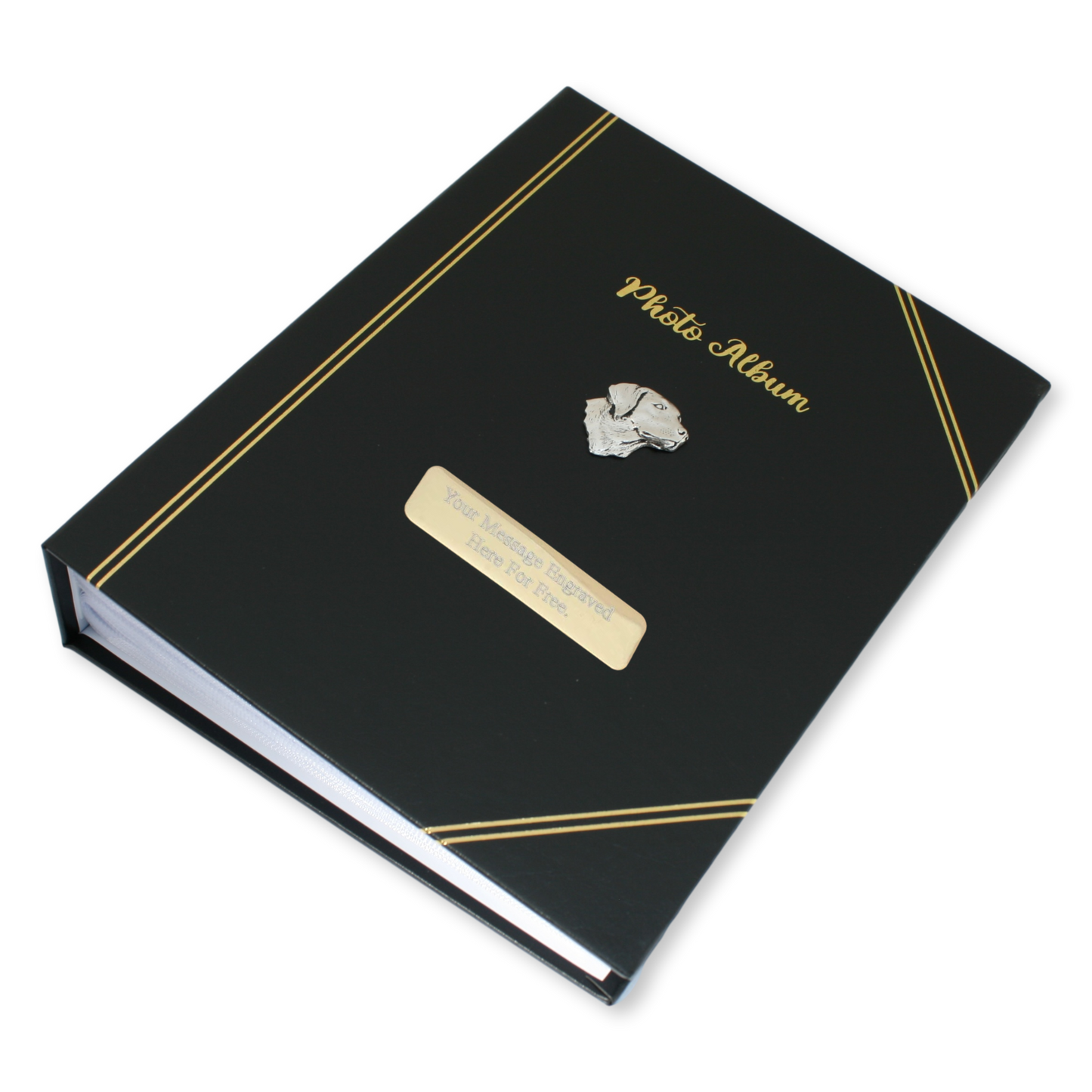 Gundogs Shooting Album In Red or Black Free Engraving