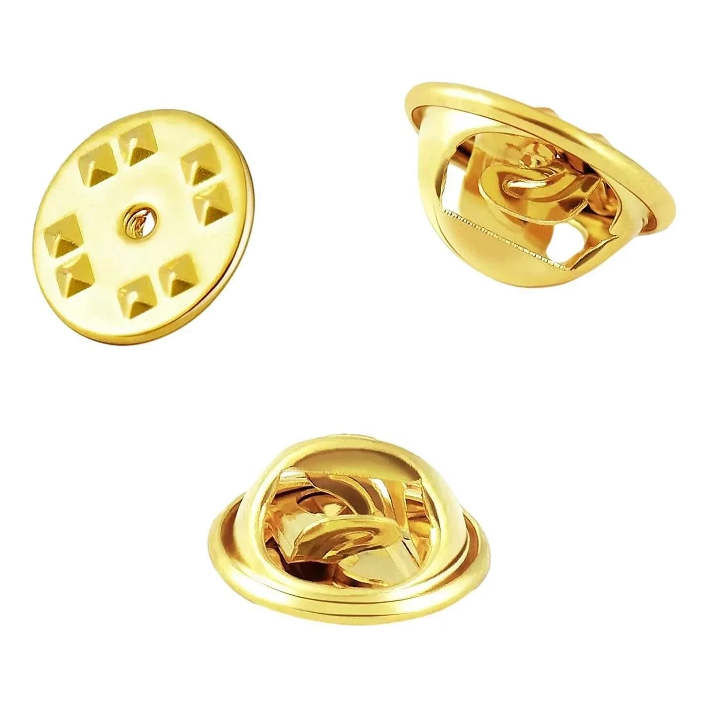 Gold Pheasant Butterfly Clasps