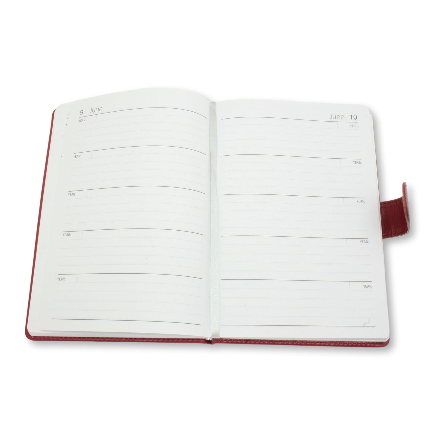 5 year diary open