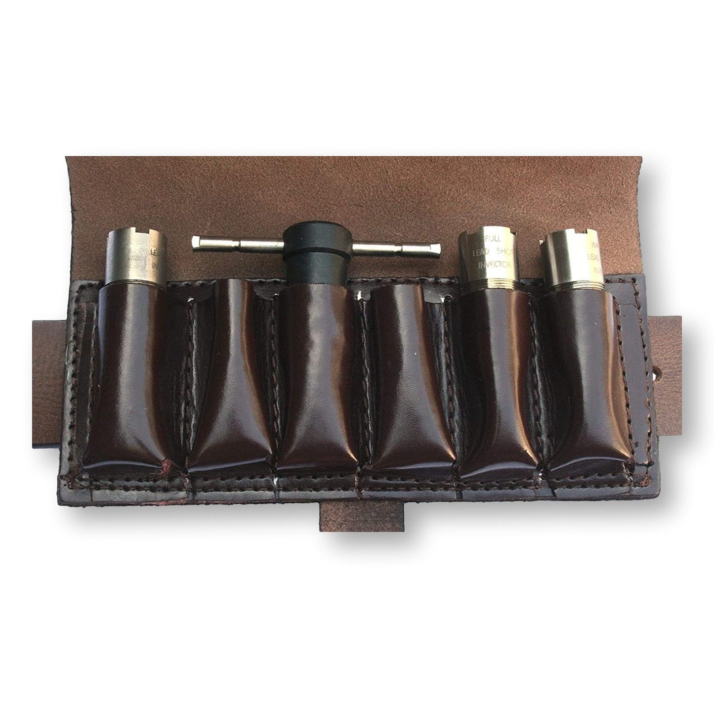 Leather Shotgun Choke & Cartridge Case Personalised