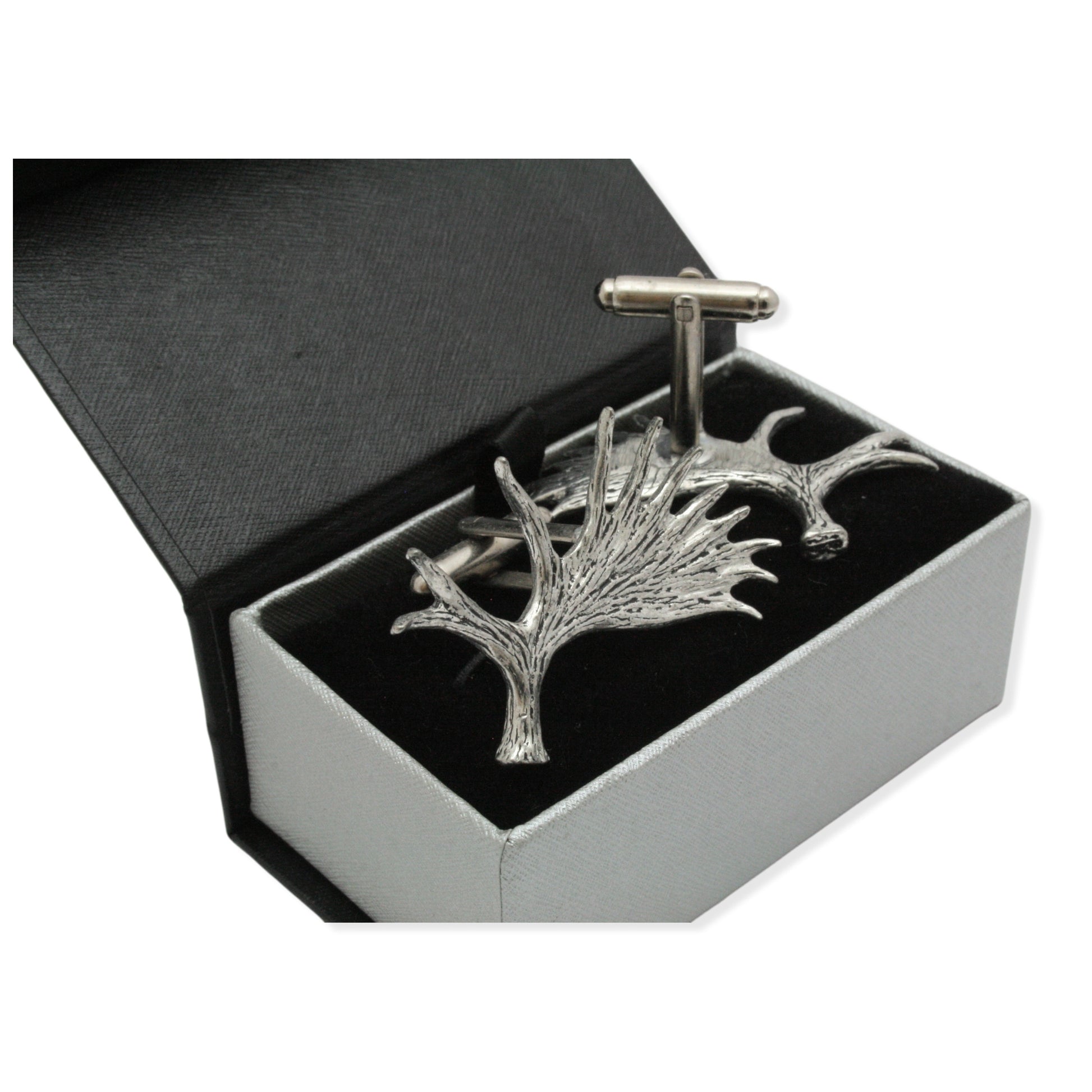 Antler Pewter Cufflinks