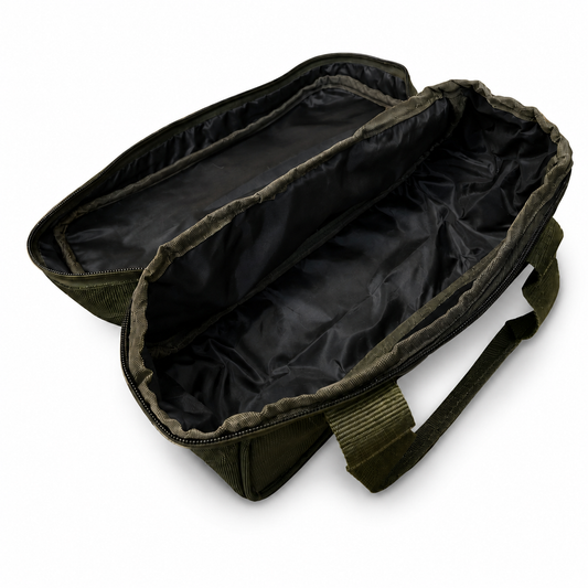 Personalised Green Canvas Shotgun Cartridge Bag