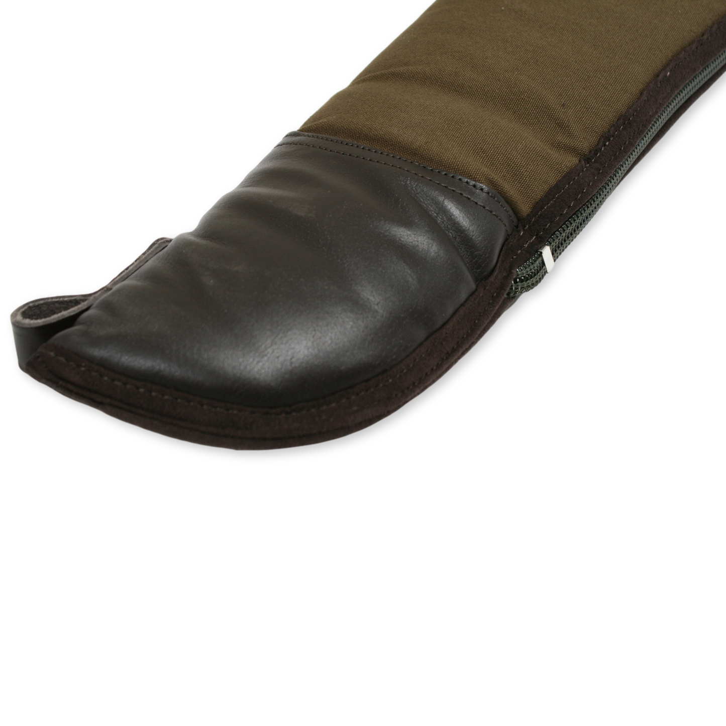 Green Leather Gun Case With Loop