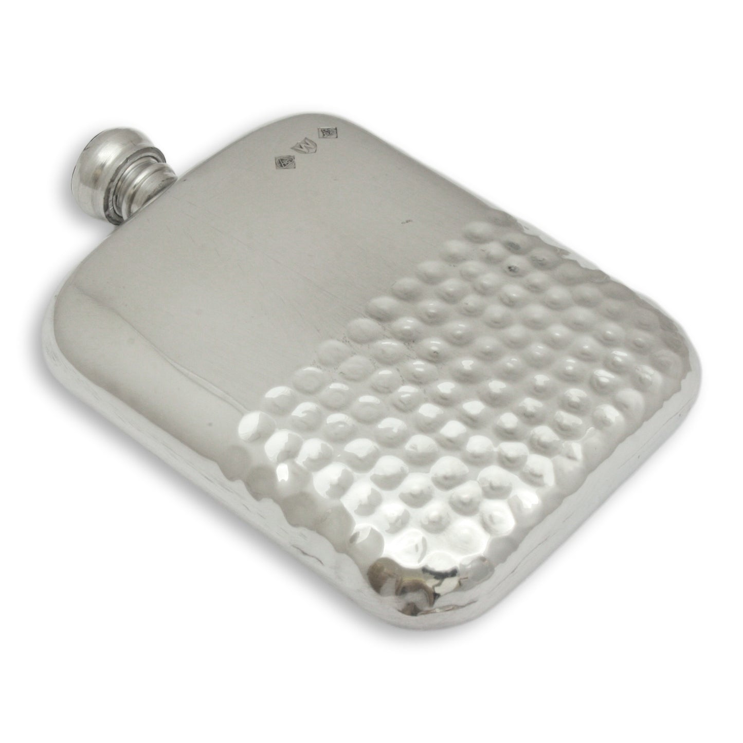 Half Hammered Hip Flask