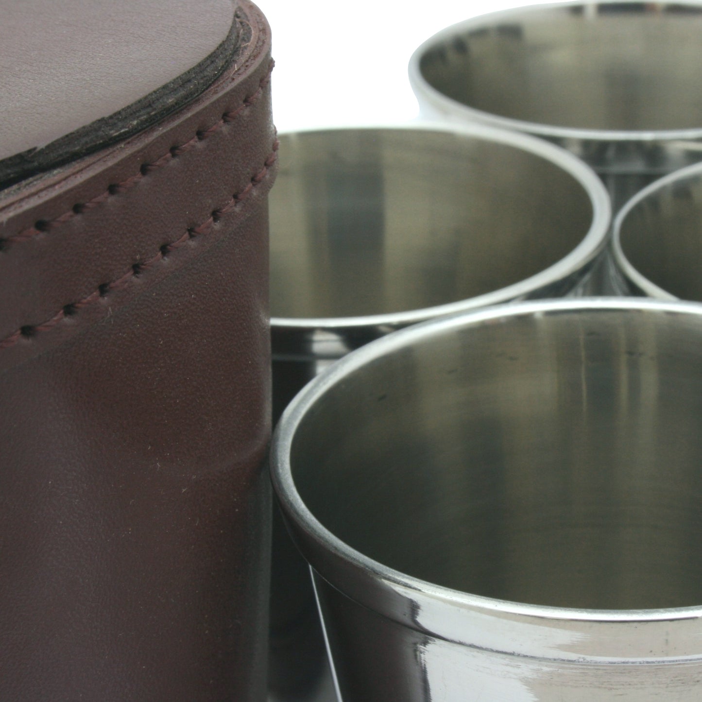 Hare Brown 4 leather Cups