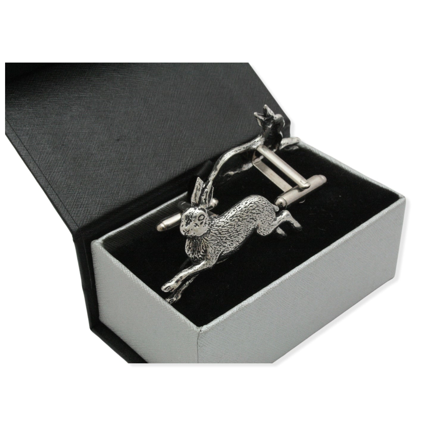 Hare Pewter Cufflinks
