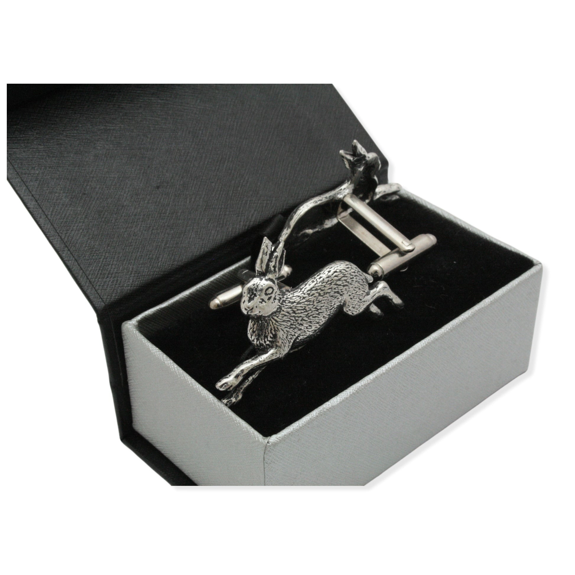 Hare Pewter Cufflinks
