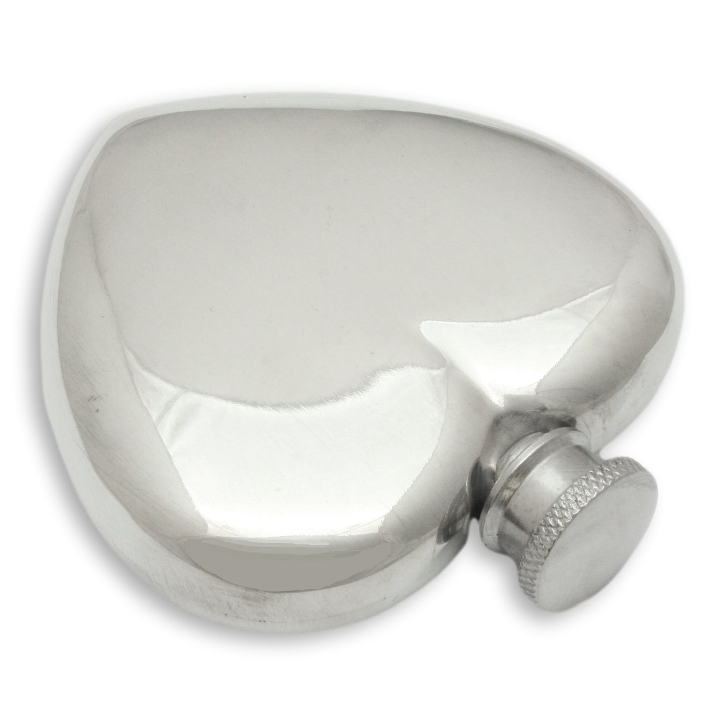 Pewter Heart Flask