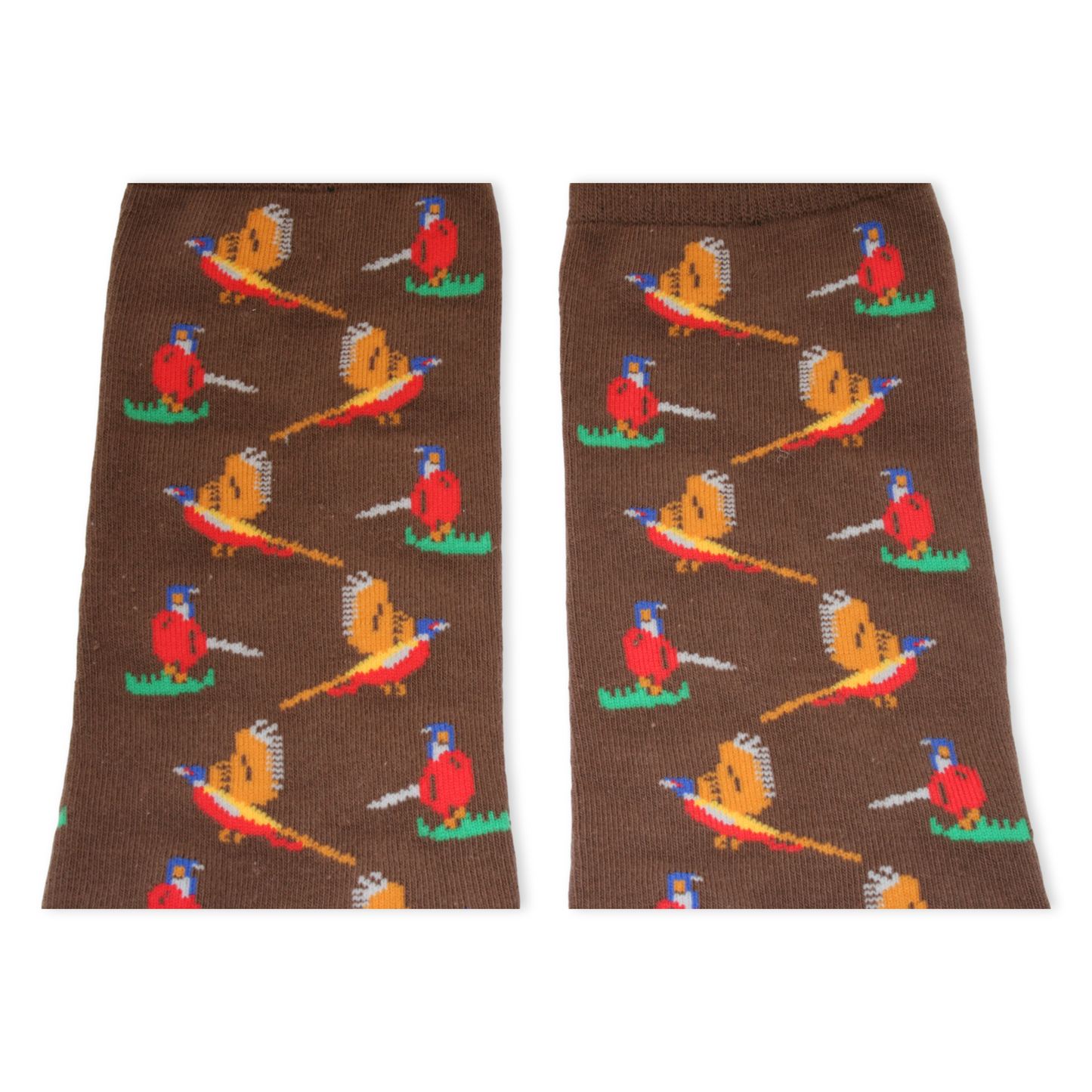 Brown Pheasant Country Novelty Socks