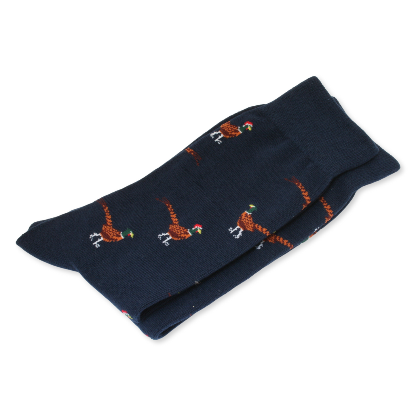 Blue Pheasant Bird Cotton Socks Size 6-11 Novelty Gift