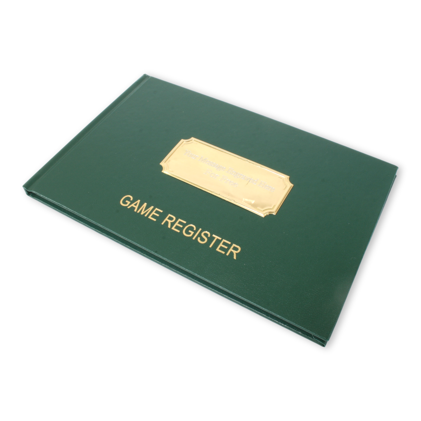 Custom Game Register Record Book Shooting Journal Free Engraving