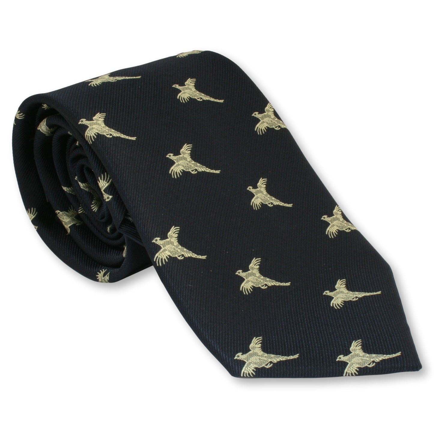 Pheasant & Shotgun Tie & Tie Clip Gift Set