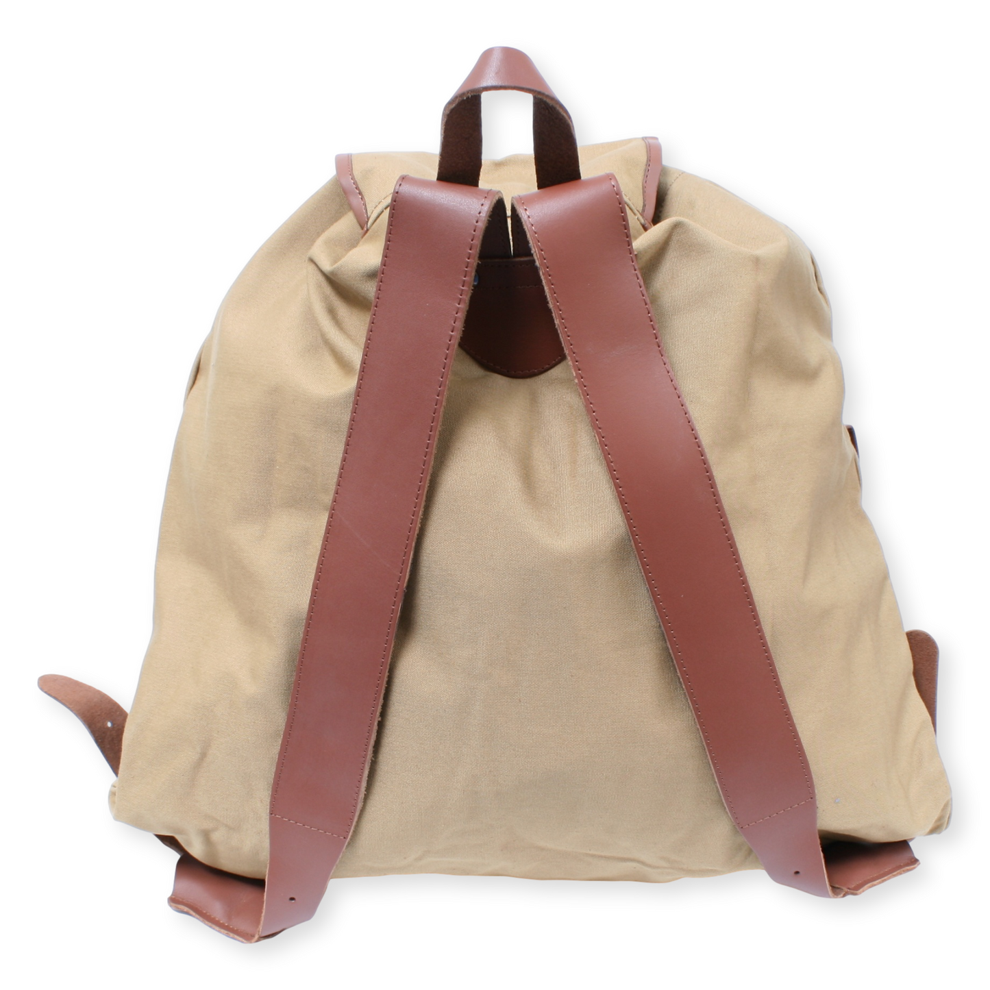 Personalised Canvas Roe Sack – Embossed Initials Hunting Bag with Leather Straps