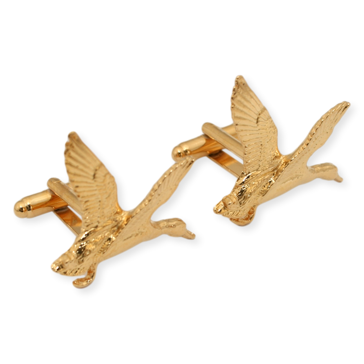 Mallard Duck Gold Plated 22ct Cufflinks