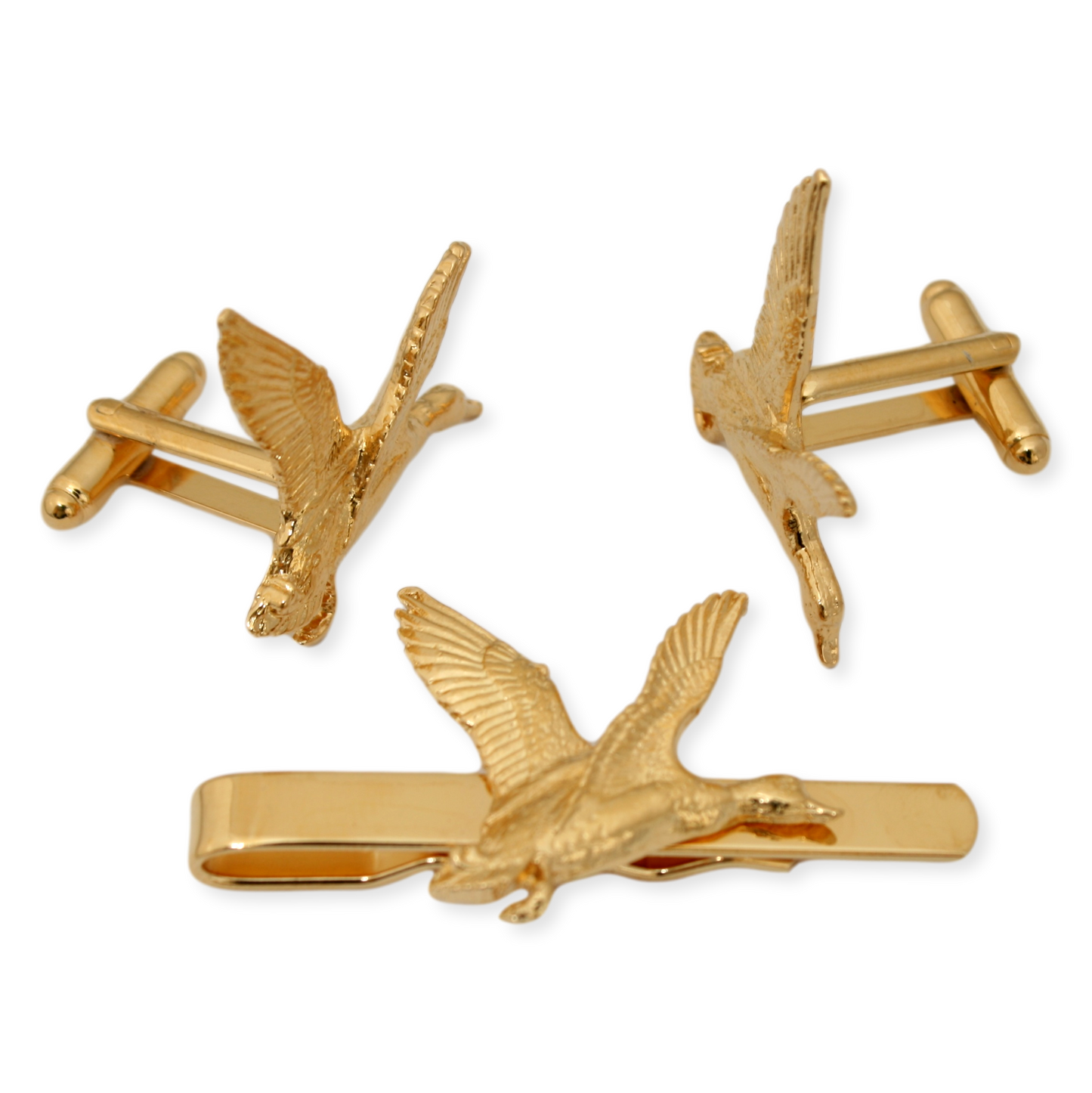 Mallard Duck Gold Plated 22ct Cufflinks