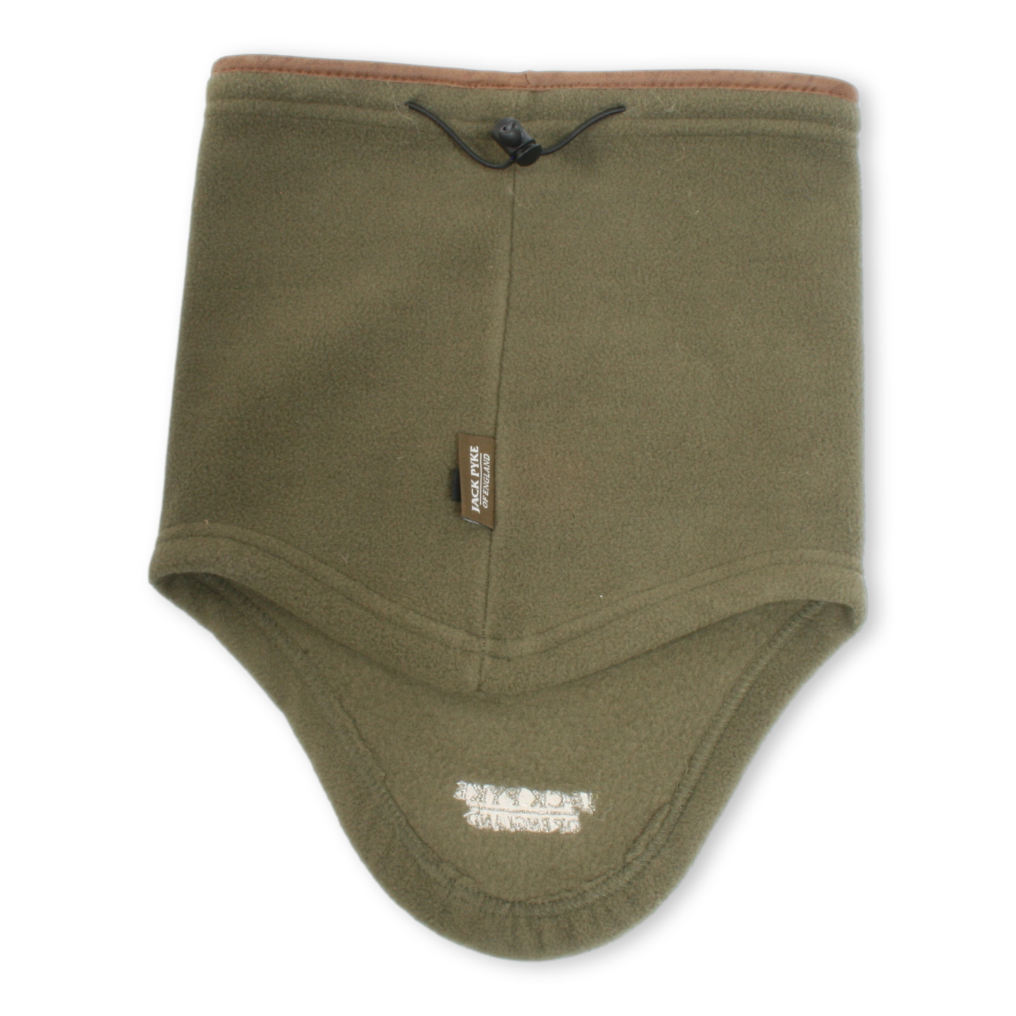 Olive Fleece Snood Back