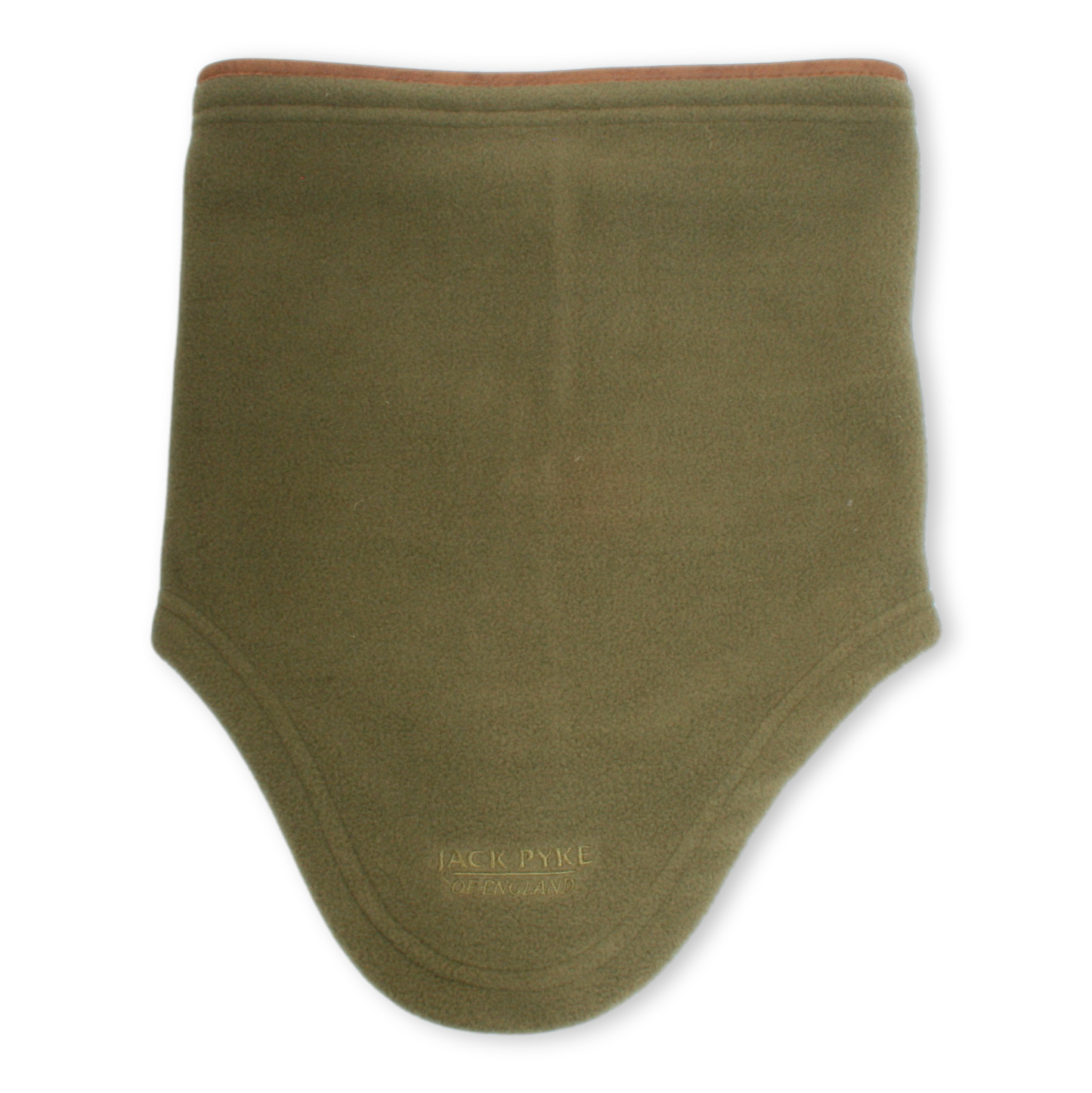 Olive Fleece Snood Front