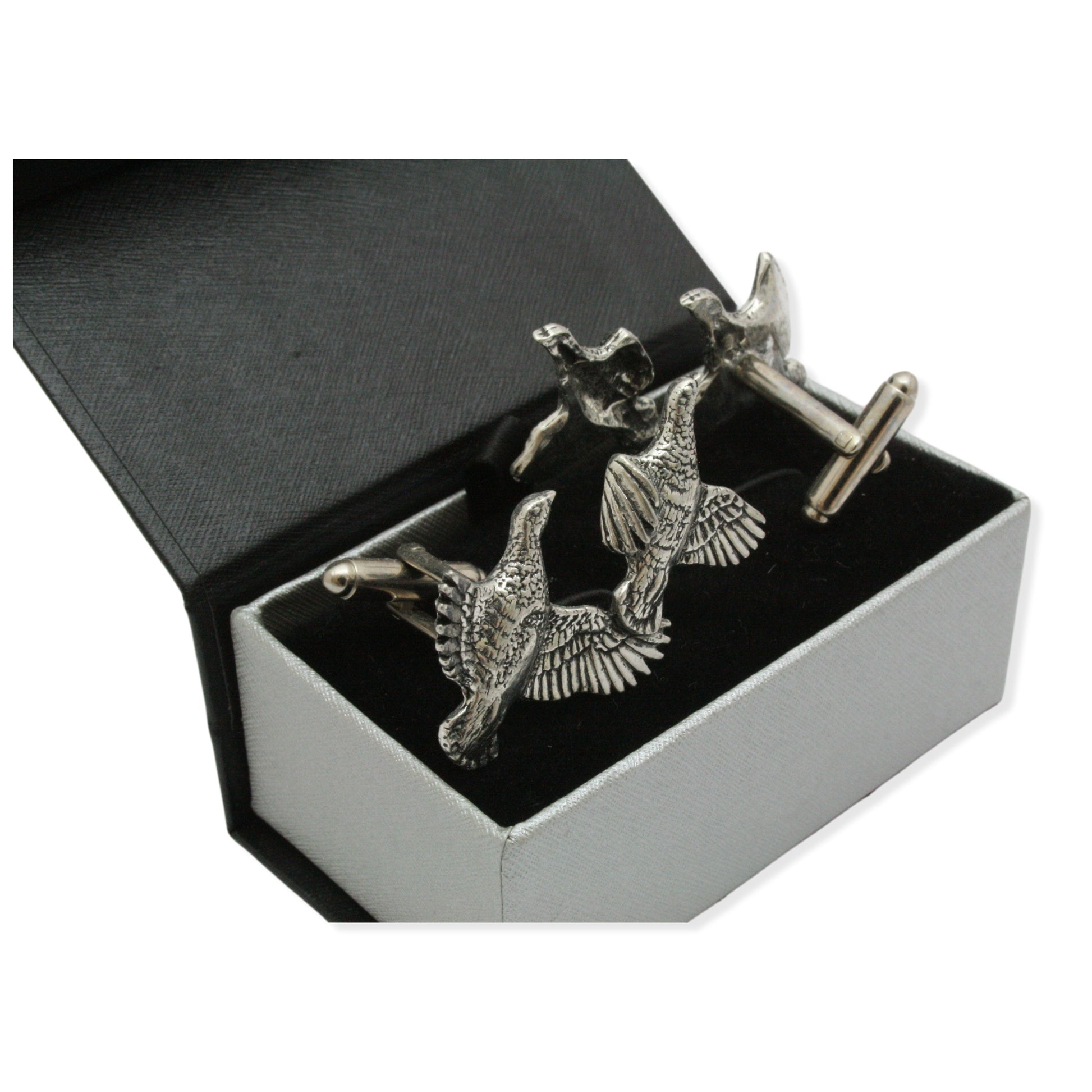 Partridge Pewter Cufflinks