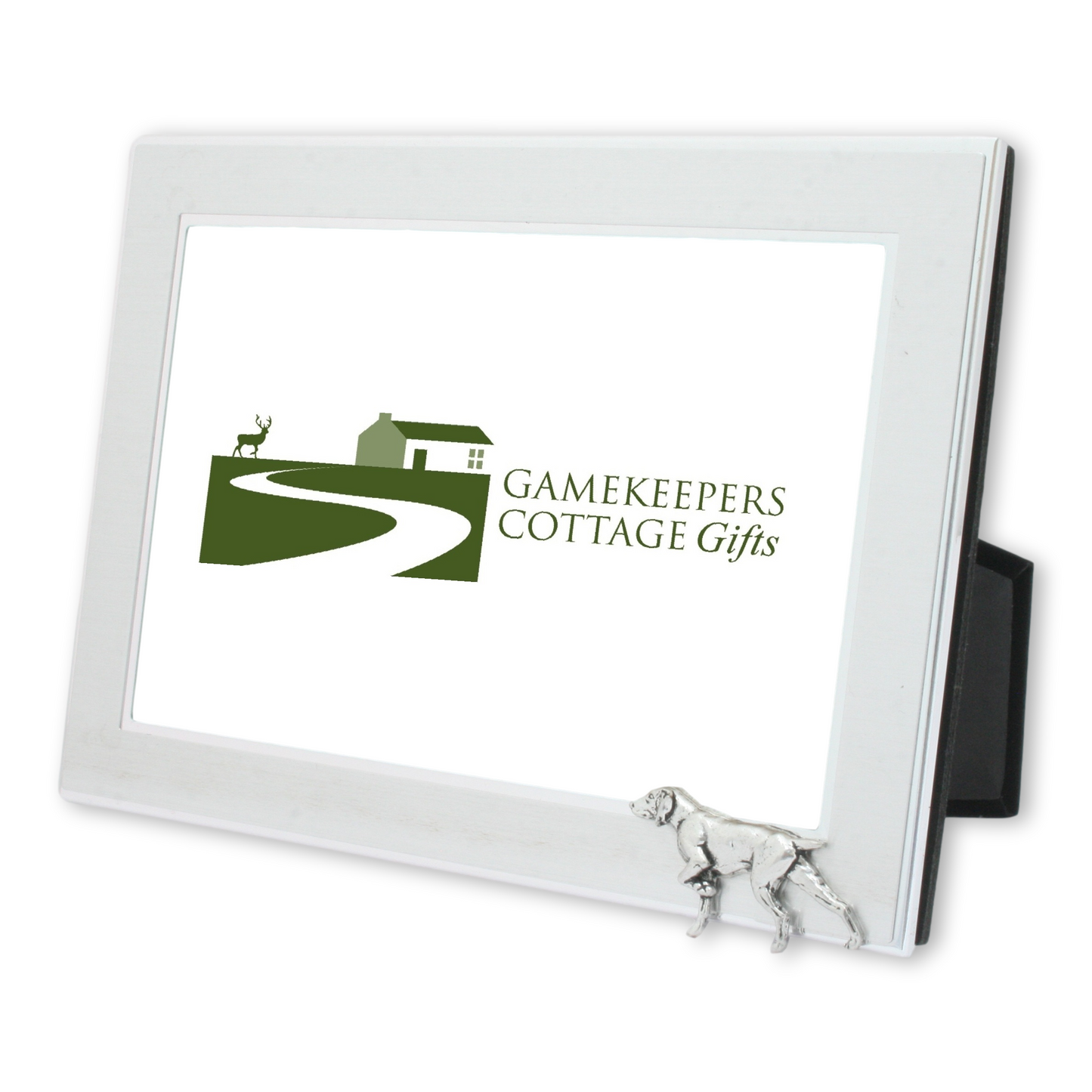 Personalised Gundog Metal Photo Frame 6"x4"