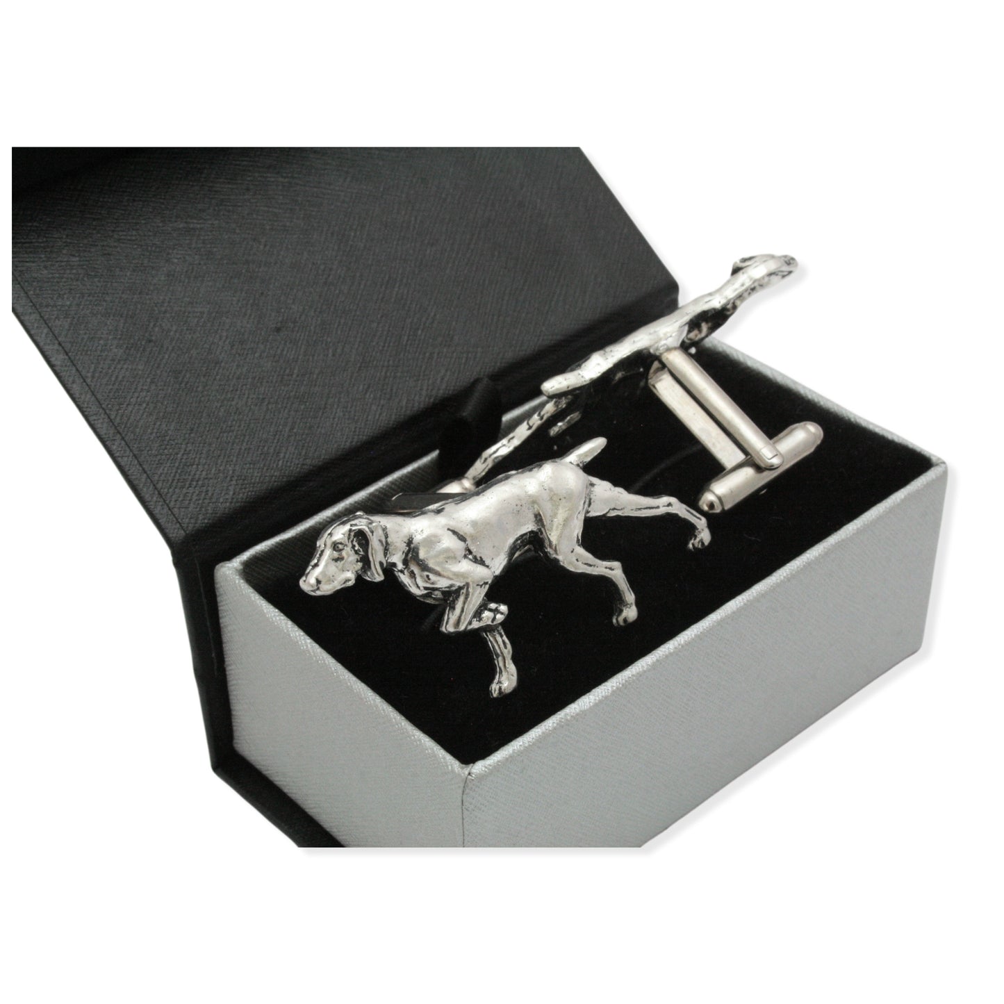 Pointer Pewter Cufflinks