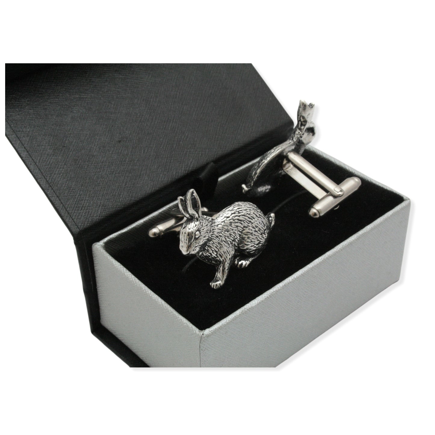 Rabbit Pewter Cufflinks