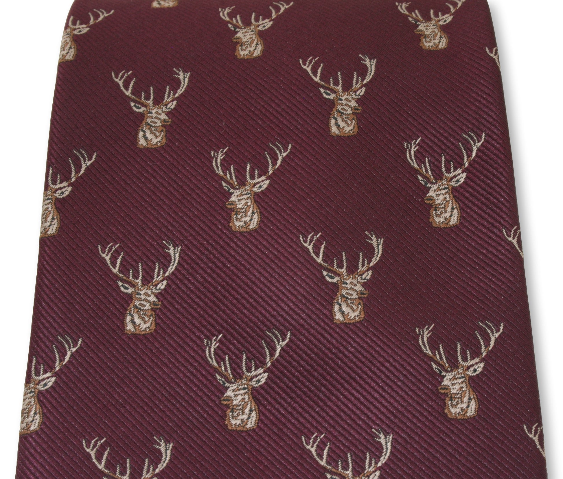 Stag Tie Close Up