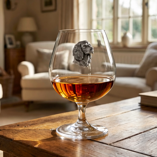 Labrador or Spaniel Brandy Glasses