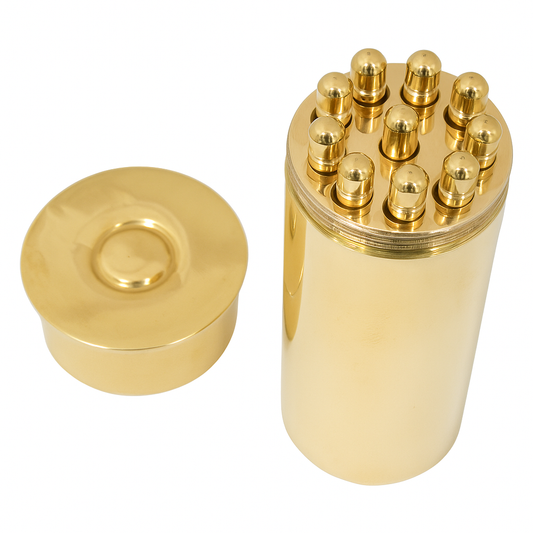 1-10 Cartridge Peg Position Finder Numbered Pegs in Solid Brass