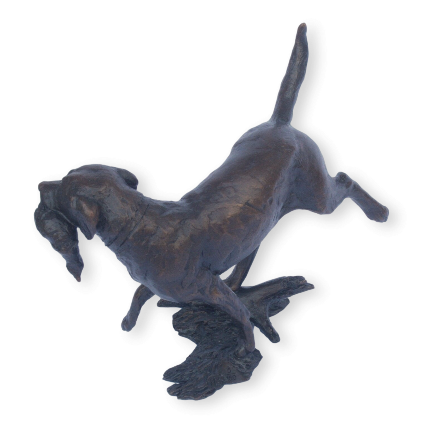 "Working Labrador" Shooting Limited Edition Solid Bronze (1015)