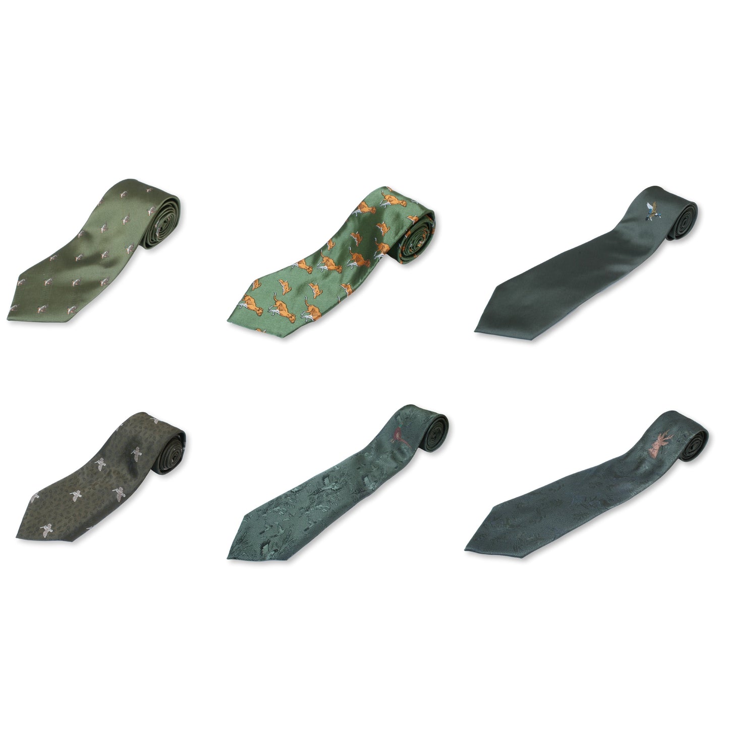 Country Themed Bisley Shooting Tie Set