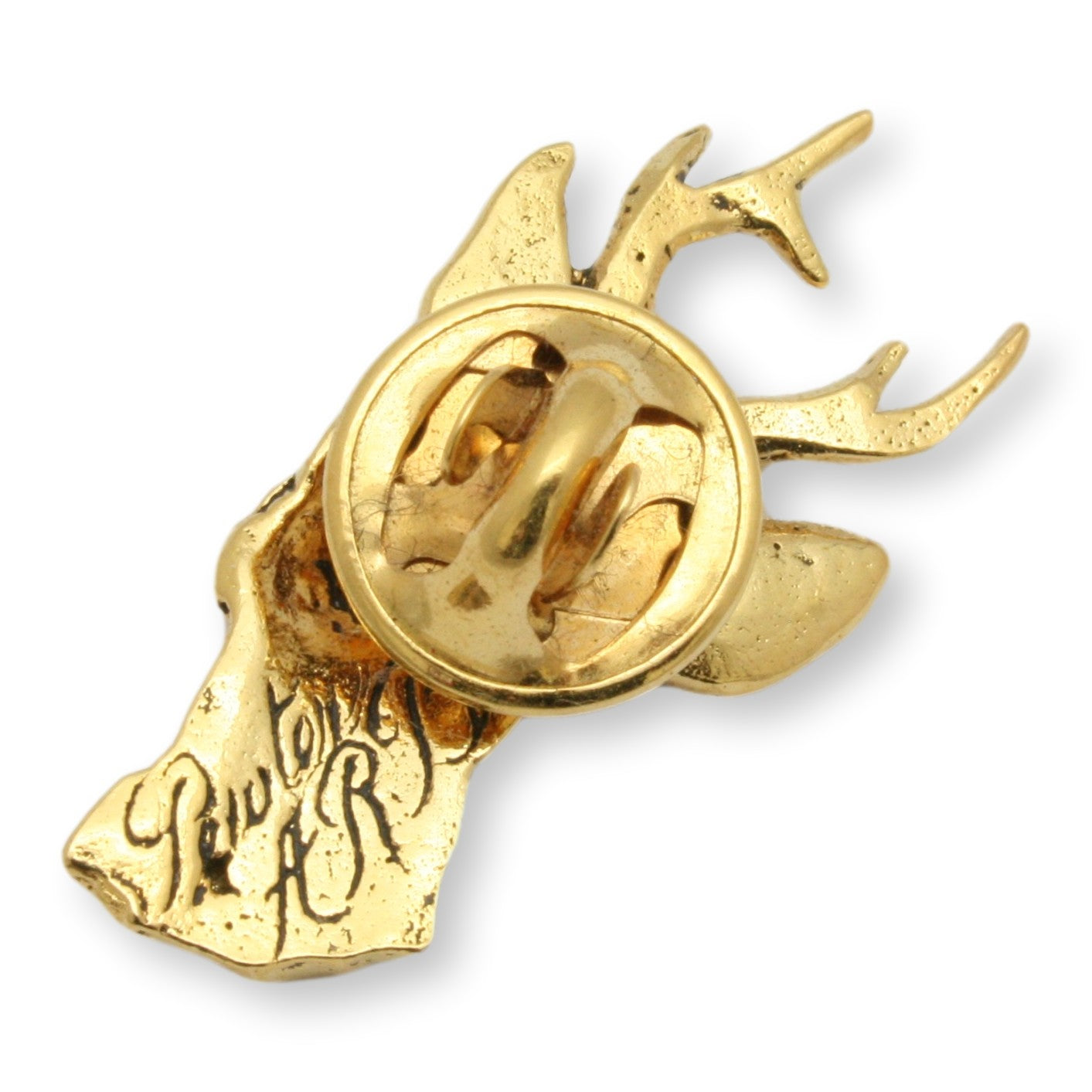 Gold Roe Pin Brooch
