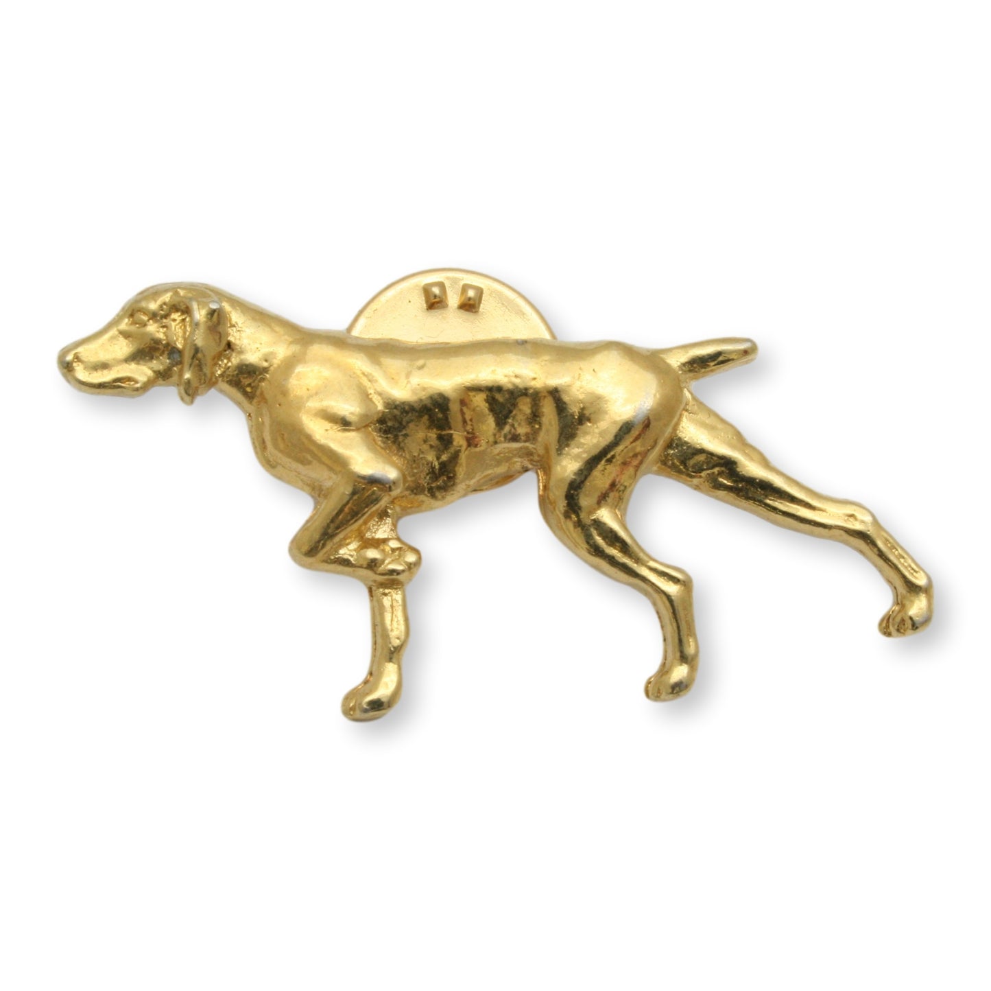 Gold Pointer Pin Lapel