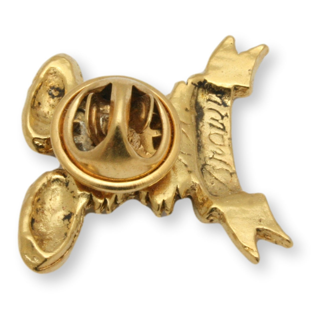 25 Clay Shooting Pin Badge Back