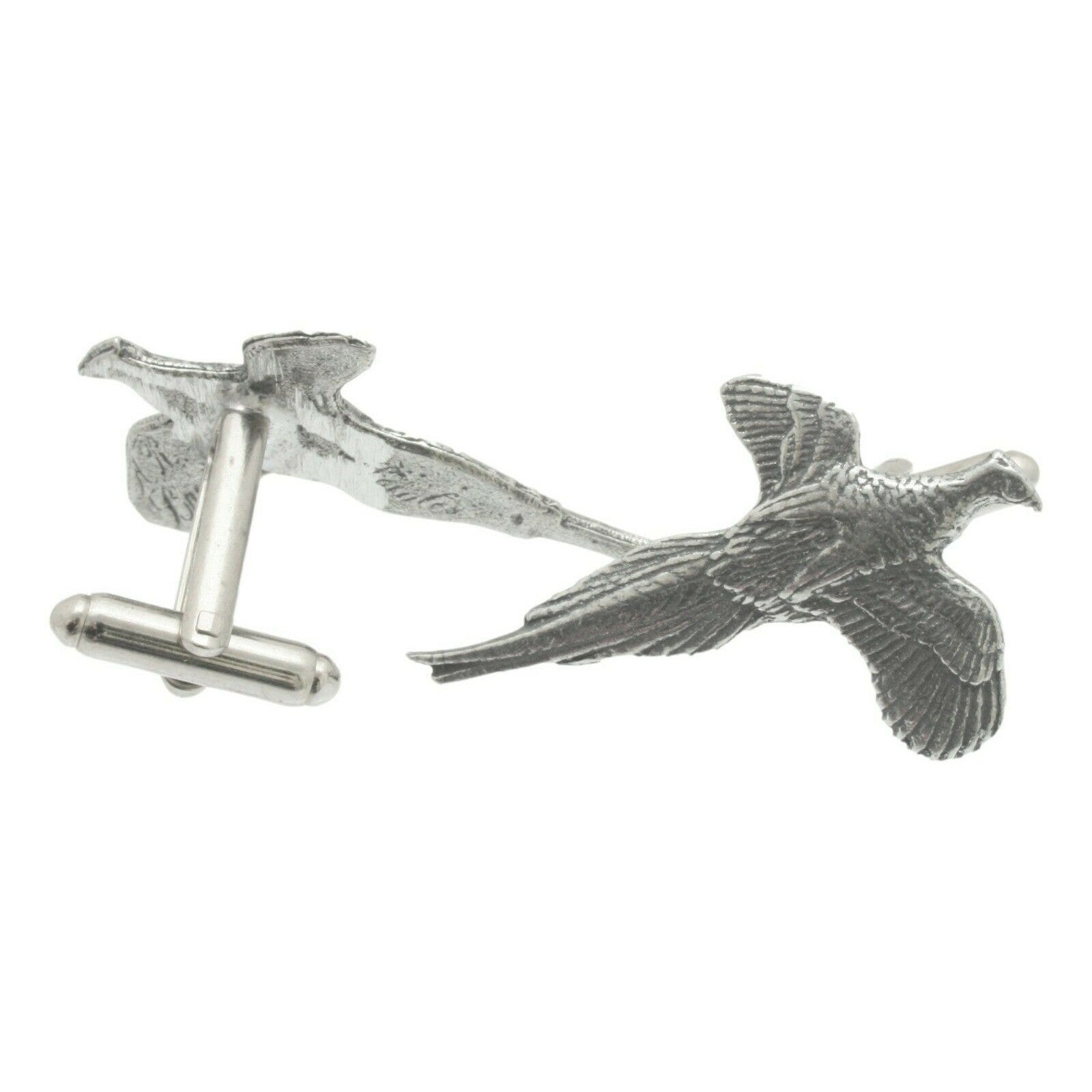 Pewter Pheasant Cufflinks
