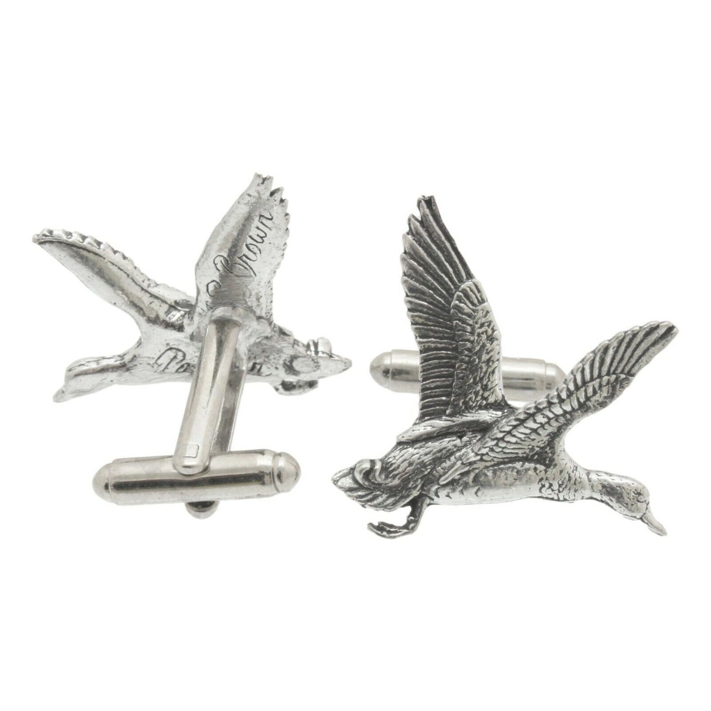 Pewter Mallard Cufflinks