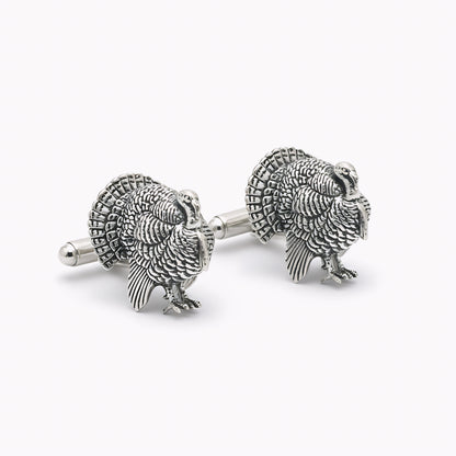 Wild Turkey Bird Cufflinks Gift Boxed