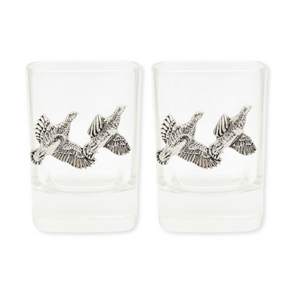 Game Shooting Design Pair of Spirit Shot Glasses