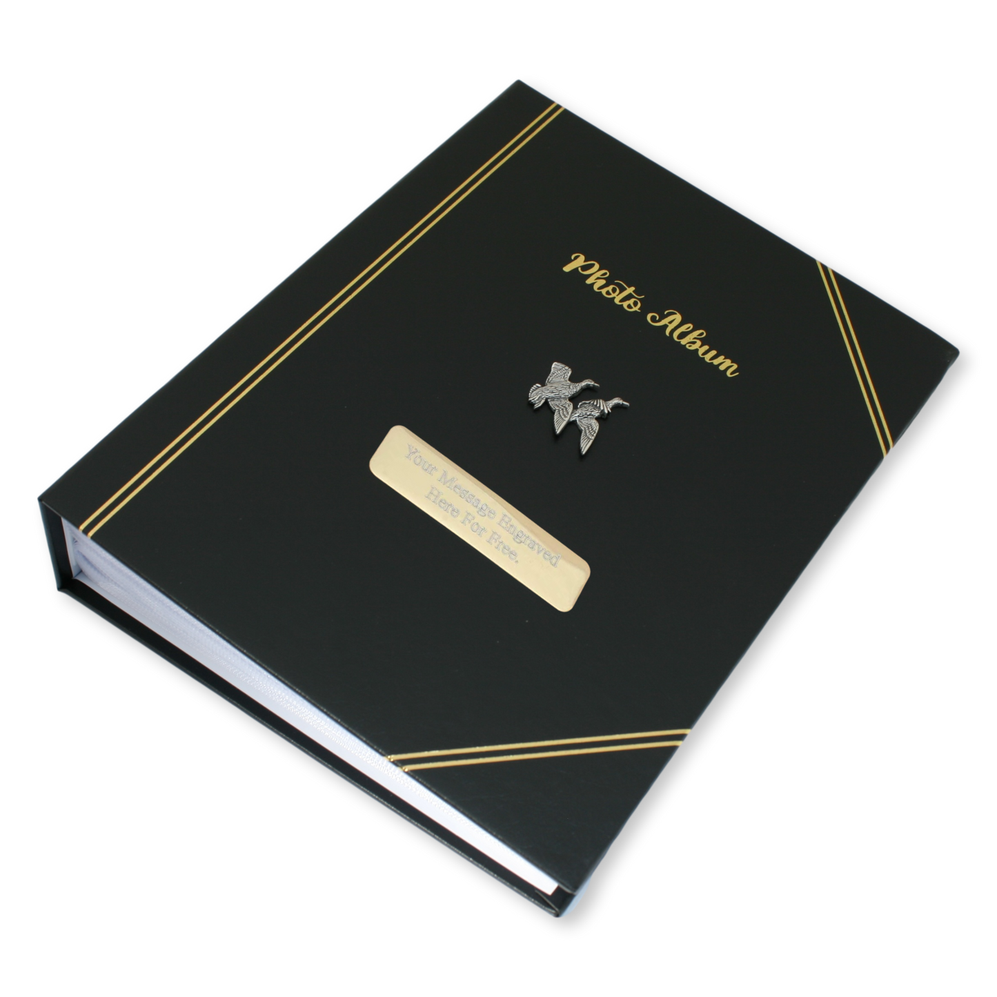 Gamebirds Shooting Album In Red or Black Free Engraving