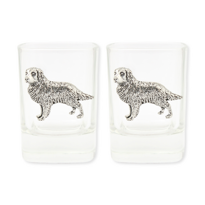 Gundogs Design Elevenses Pair of Spirit Shot Glasses