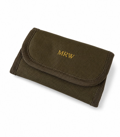 Personalised 16 Round Rifle Bullet Holder Case Olive Green
