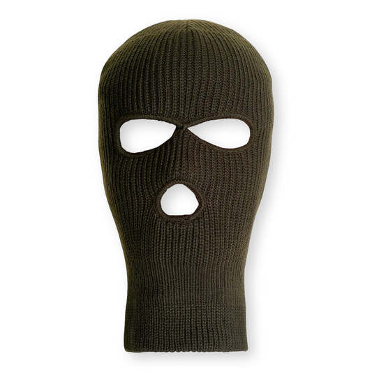 3 Hole Balaclava Thinsulate Olive Green