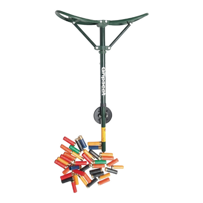 Bisley Gripstick Shooting Seat – Adjustable Stick Seat with Magnetic Cartridge Collector