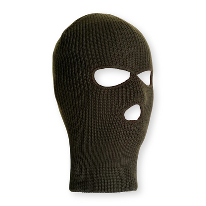3 Hole Balaclava Thinsulate Olive Green