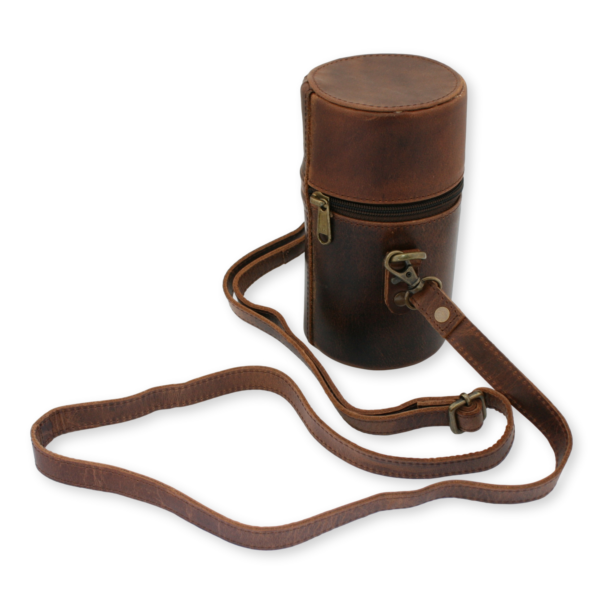Brown Leather Carry Case