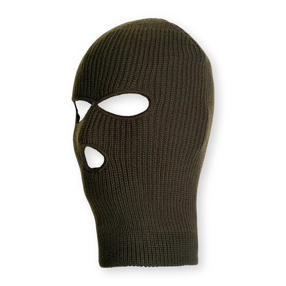 3 Hole Balaclava Thinsulate Olive Green