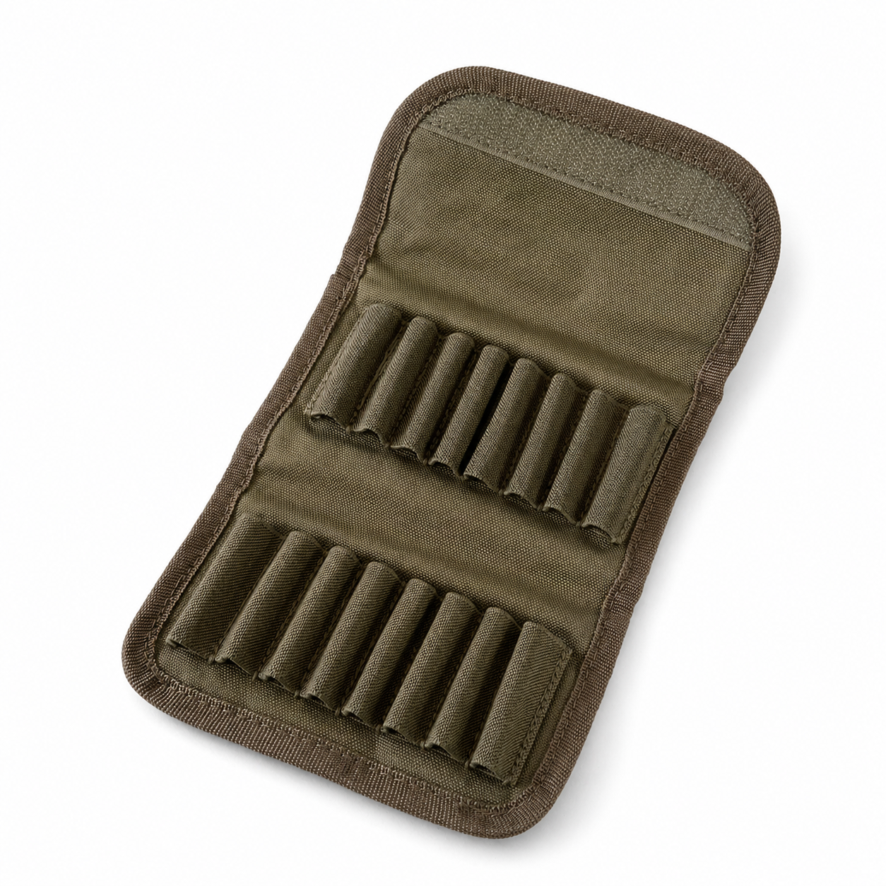 Personalised 16 Round Rifle Bullet Holder Case Olive Green