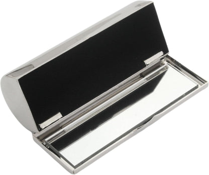 Pheasant Metal Lipstick Case with Mirror Lid